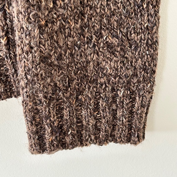 Charter Club Brown Marled Knit Button Cardigan - Picture 7 of 16